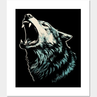 Wolf Head Posters and Art